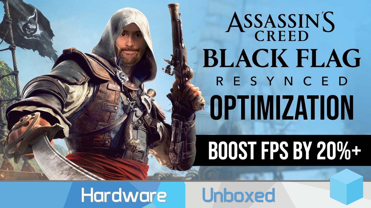 Assassin's Creed Black Flag Resynced Optimization, The Best Settings to Change on PC!