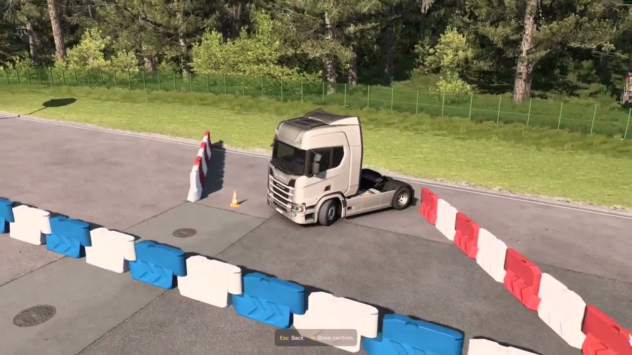 ETS2 Driving Academy \ Twisted \ 3 stars \Cockpit + Chase