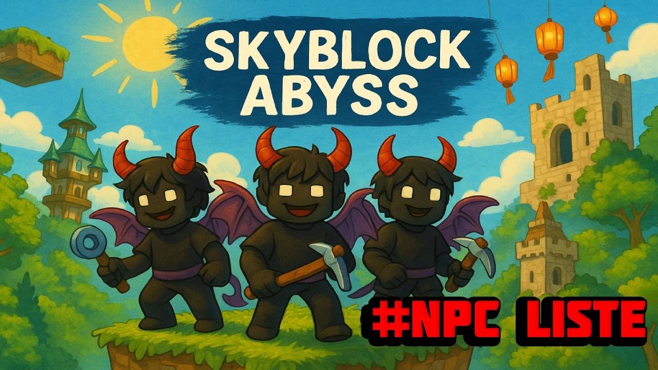 SonOyuncu Skyblock Abyss &  Görev Npc Yerleri