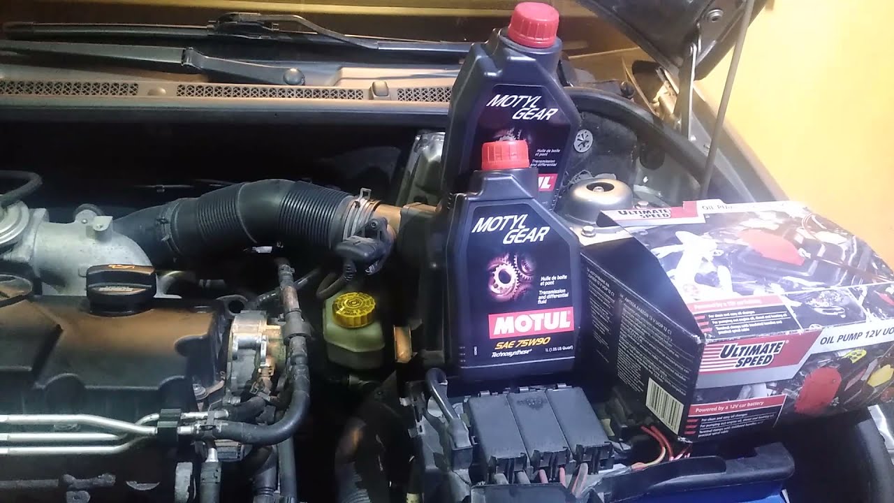 SKODA FABIA 1.4TDI Schaltgetriebe Öl wechseln 5 Gang/Change Manual 5 Speed Transmission Fluid Teil-2