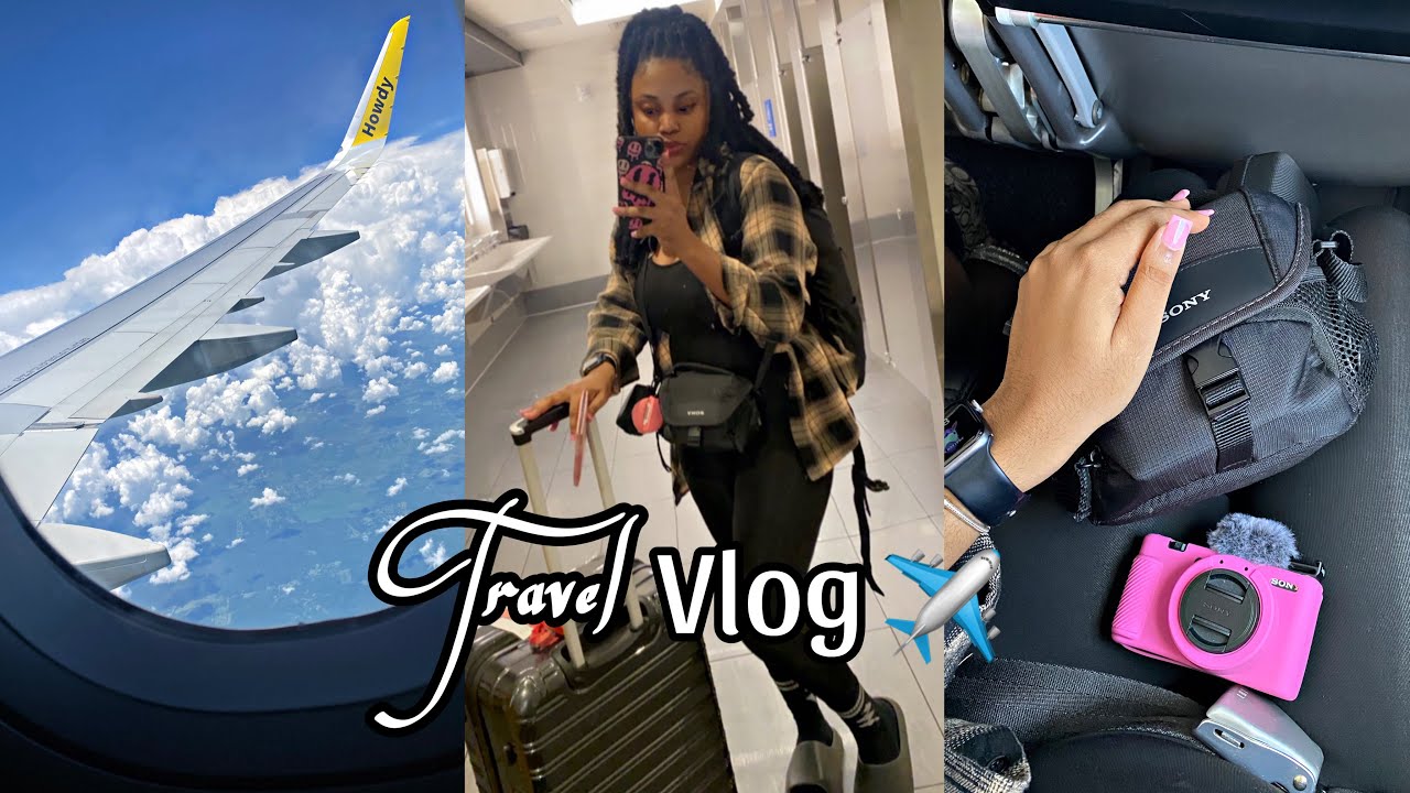 TRAVEL WITH ME FROM JA🇯🇲TO FL🇺🇸+ I LOST MY CAMERA AT THE AIRPORT 🤦🏽‍♀️+ MORE!