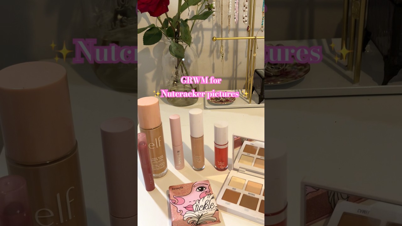 GRWM for nutcracker pictures! #nutcracker #ballet #grwm #christmas #girls