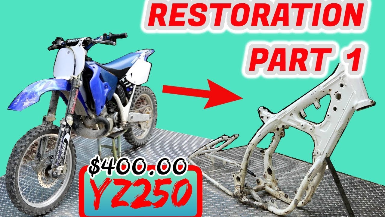 $400 YZ250 Restoration! Pt. 1 THE TEAR DOWN!!!