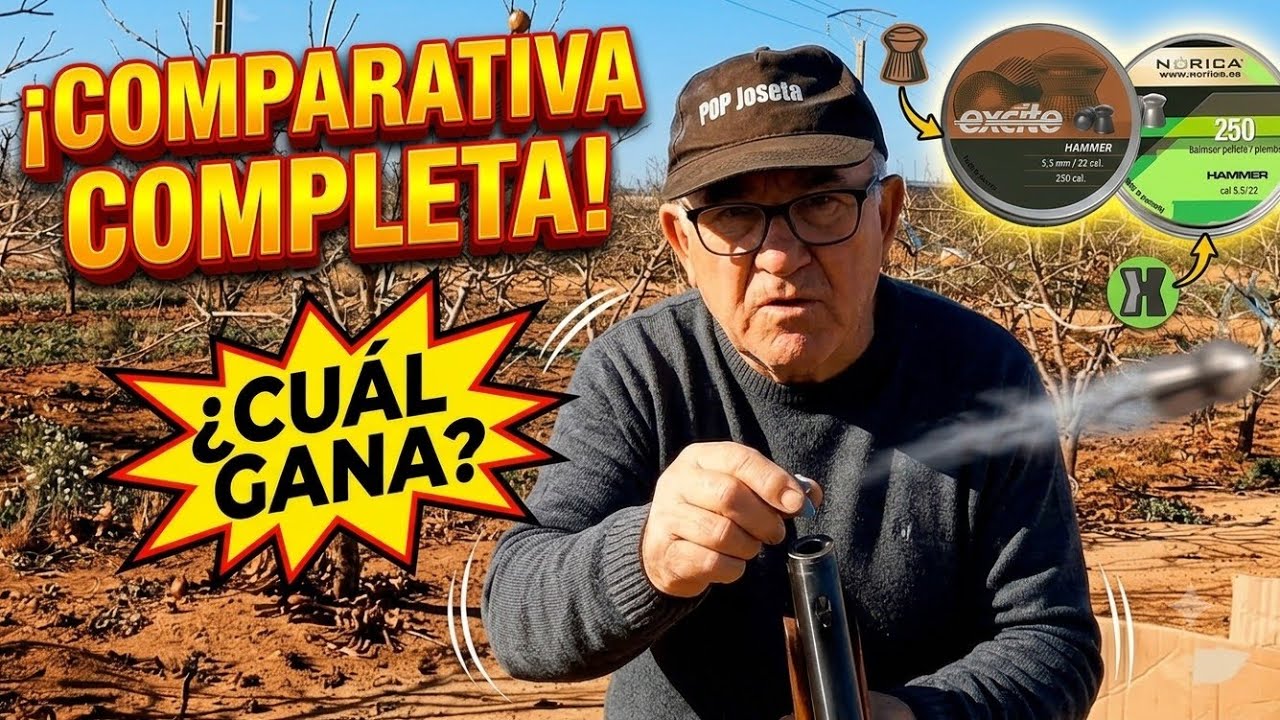 COMPARATIVA DE BALINES NORICA HAMER Y EXCITE HAMER#joselucarabinaspcp