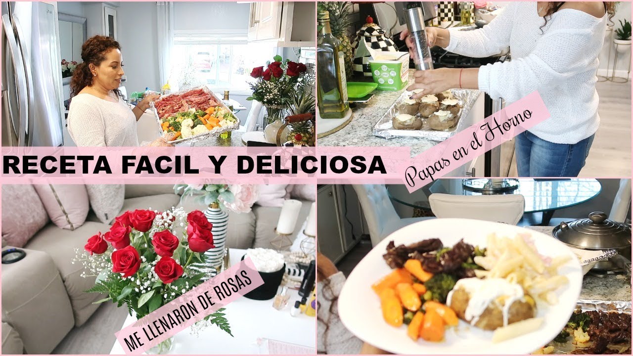 RECETA FACIL Y DELICIOSA | ME LLENARON DE ROSAS