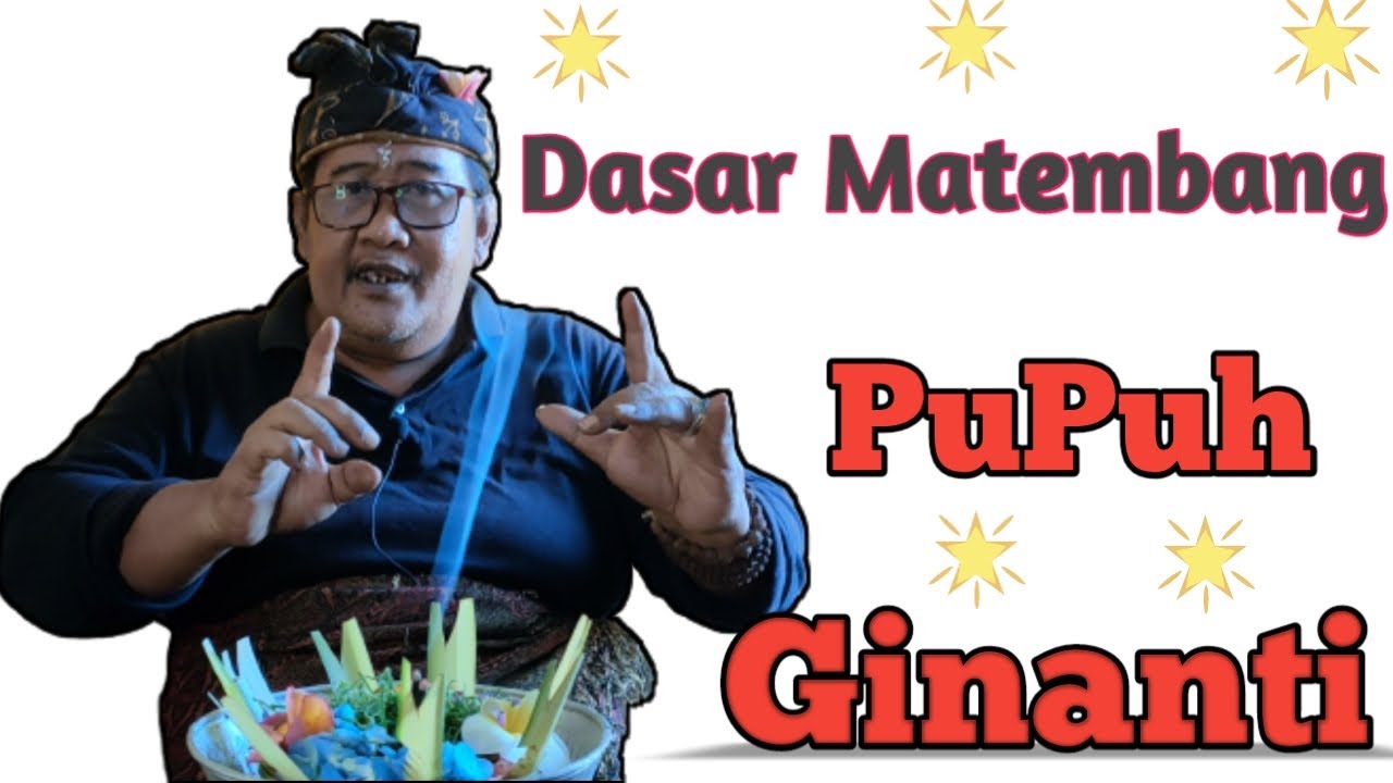 Dasar Matembang PuPuh Ginanti