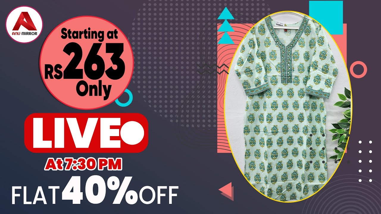 Stylish Single Tops Kurtis Starting at ₹263 Only | Budget-Friendly Daily Wear for Women Online VABHA