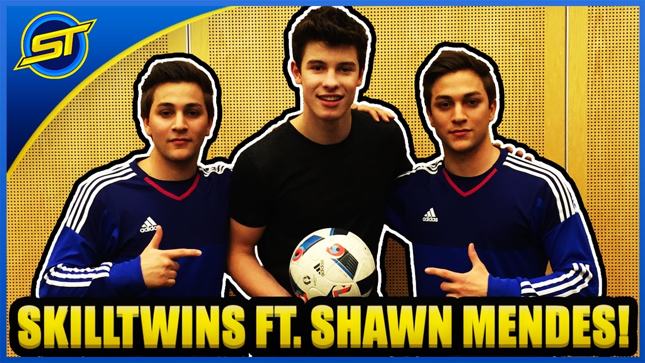 SkillTwins ft. Shawn Mendes - Learning Football Skills & Having Fun! ★