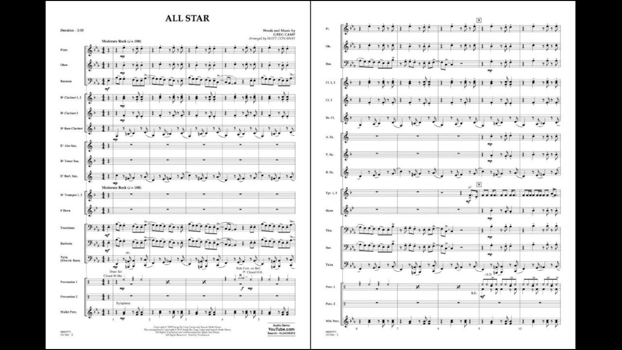 All Star by Greg Camp/arr. Matt Conaway