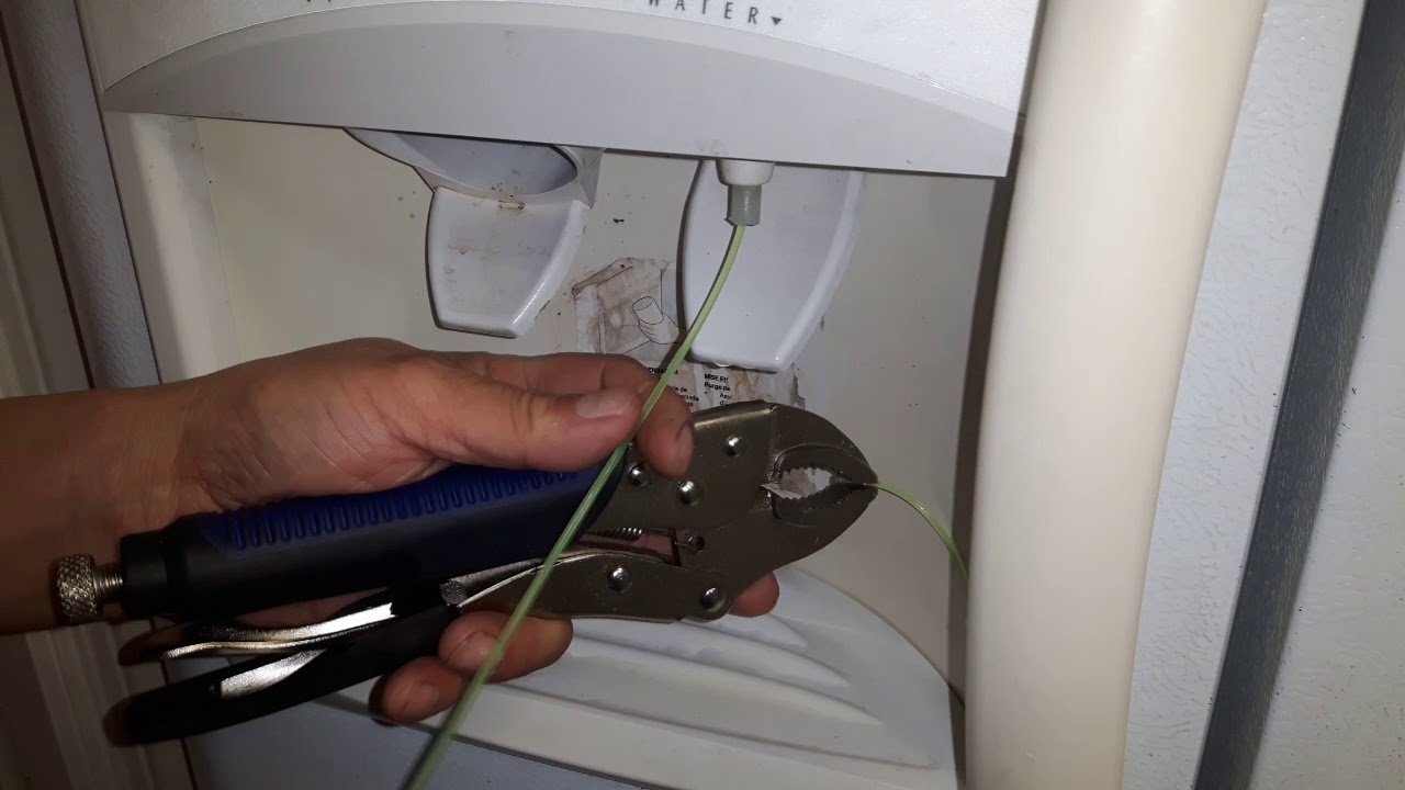 HOW TO FIX DISPENSER WATER LINE FROZEN EASY WAY FROM ANY FRIDGE