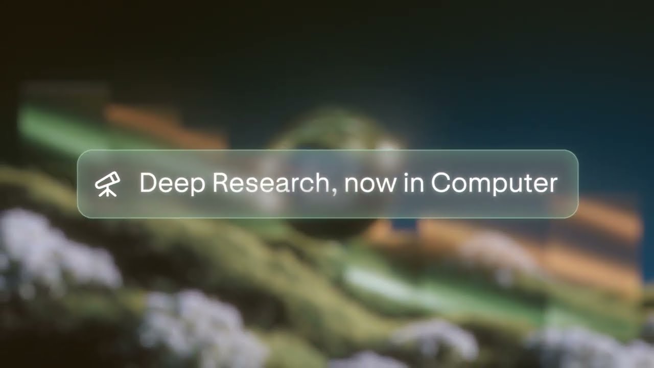 Deep Research in Perplexity Computer