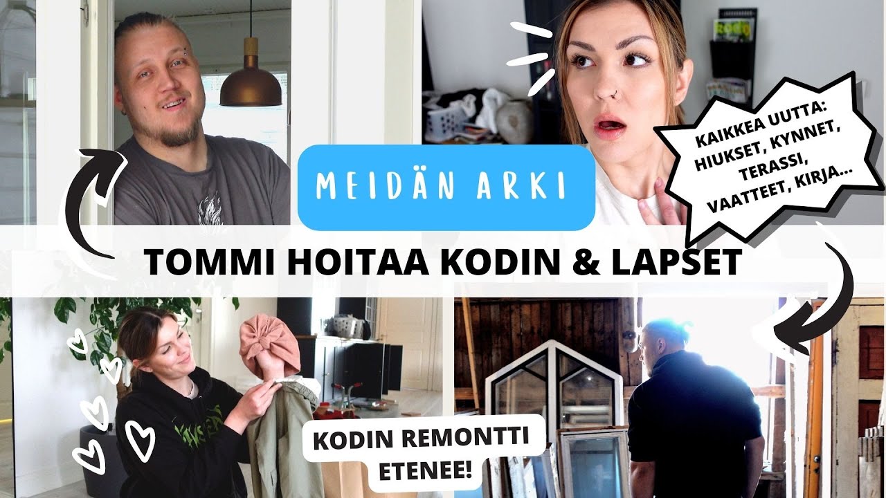 TOMMI AHKEROI HOITOVAPAALLA 👶🧹
