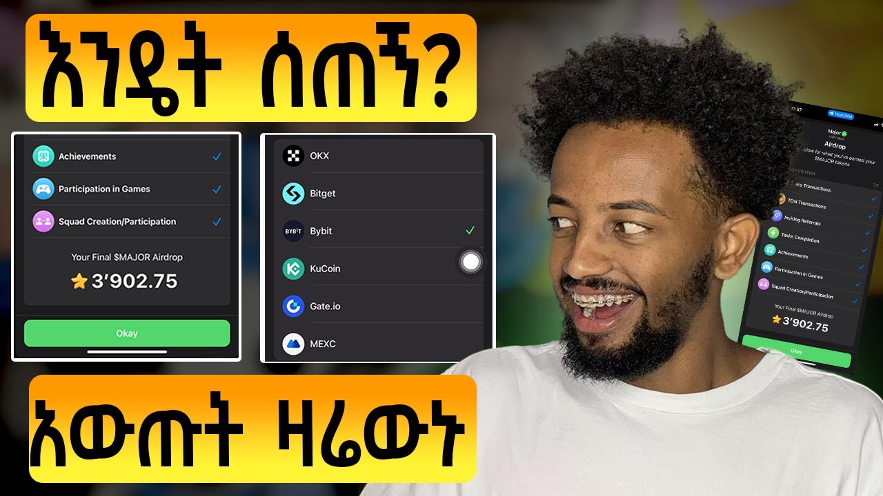 WOW አልጠበኩም ነበር! | MAJOR WITHDRAWAL  in  Telegram Wallet, Bybit, OKX, Bitget, KuCoin & MEXC