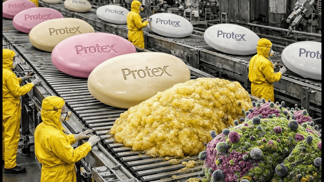 Assim é produzido o sabonete Protex na fábrica centenária do Brasil: Processo completo