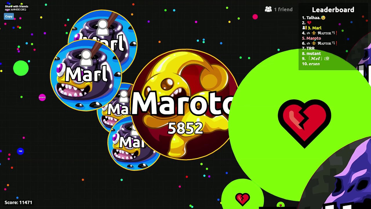 Agar.io | Marl & Maroto #107 // Los Pesados del Agar *voices*