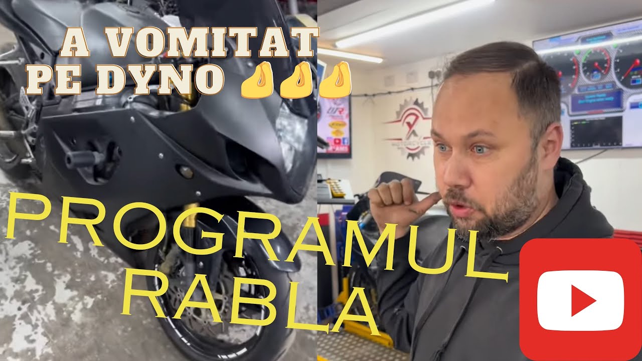 Programul RABLA - un SUZUKI GSX-R 1000 2004 a vomitat pe dyno