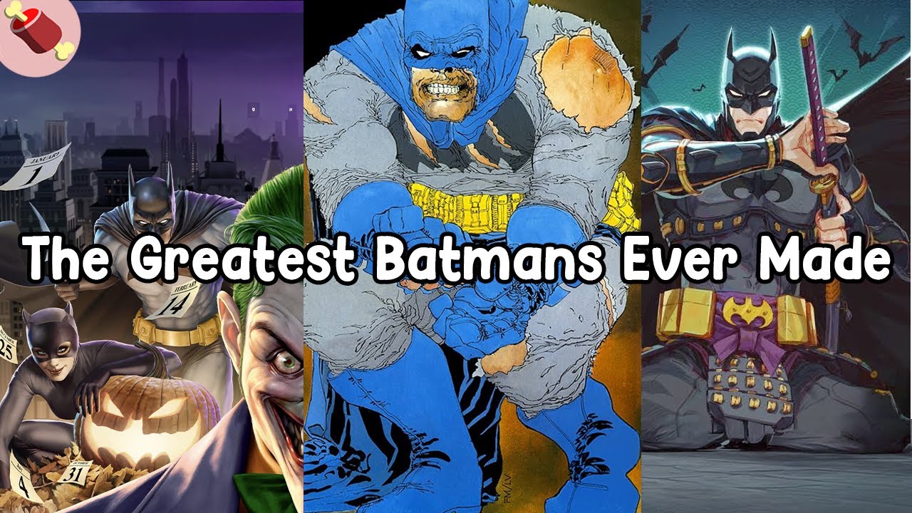 The Greatest Batman Ever Made and they all animated