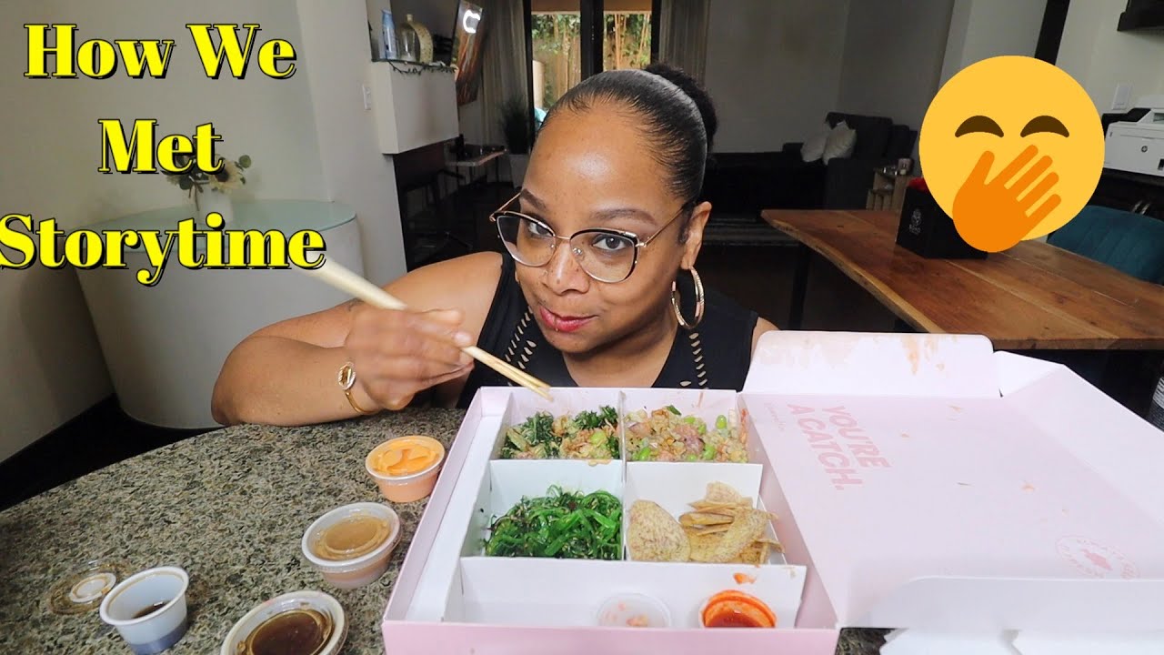 HOW I MEET BOO #2 AKA WIZARD KELLY (LOL) + POKE BOX MUKBANG!