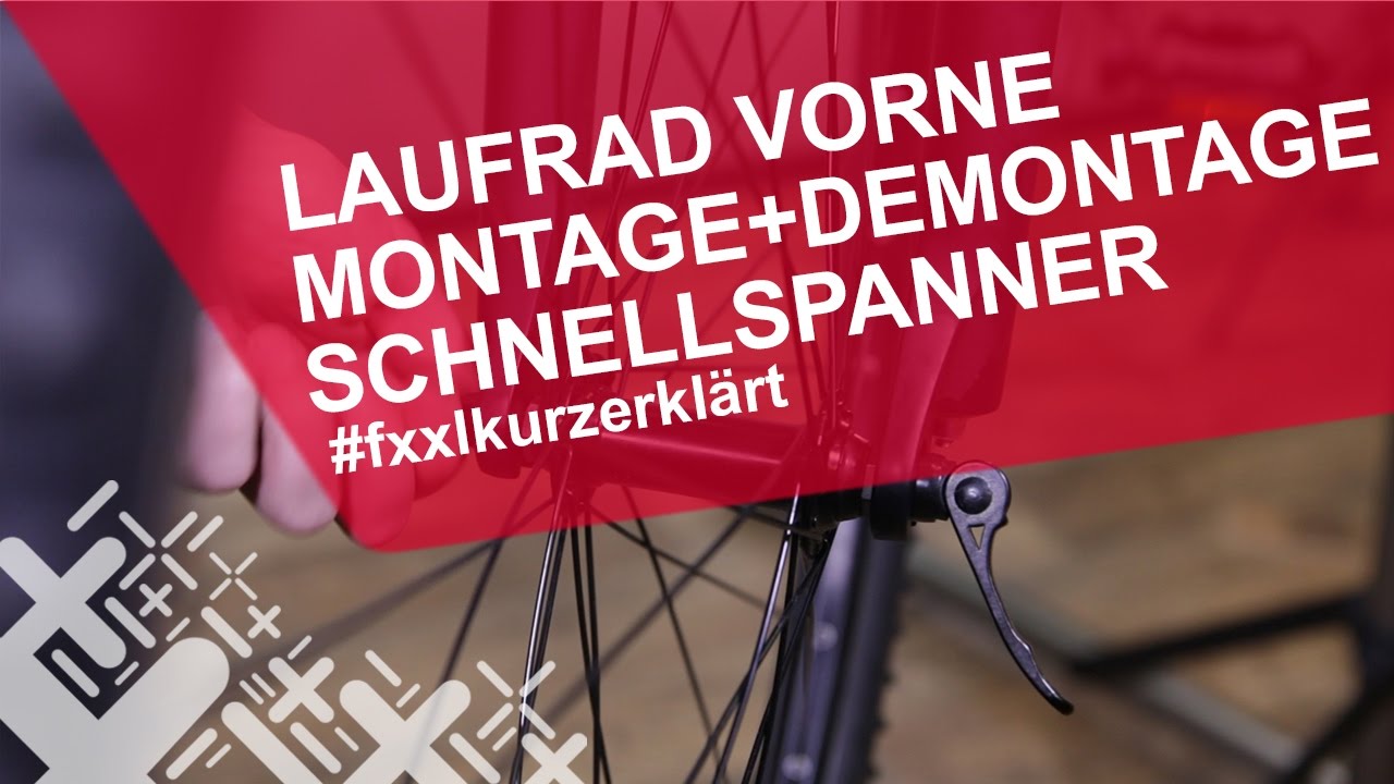Vorderrad beim Fahrrad einbauen/ausbauen #fxxlkurzerkl&auml;rt