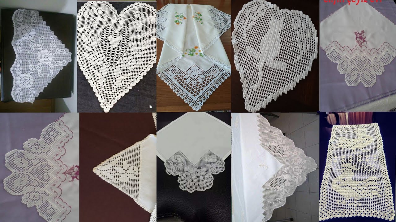 Crochet Lace corner designs | Corner Croshia lace #crochet #handmade #crochetlace 
