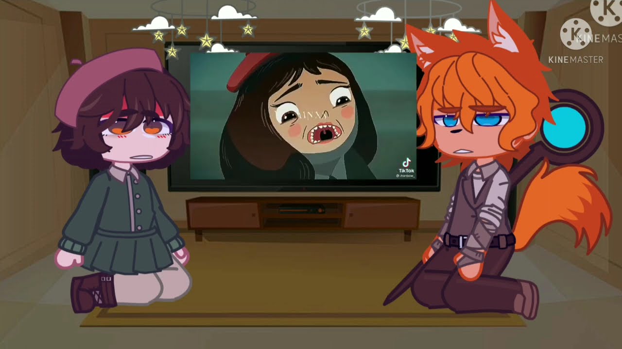 •|Little Misfortune reagindo a tik toks•|gacha club