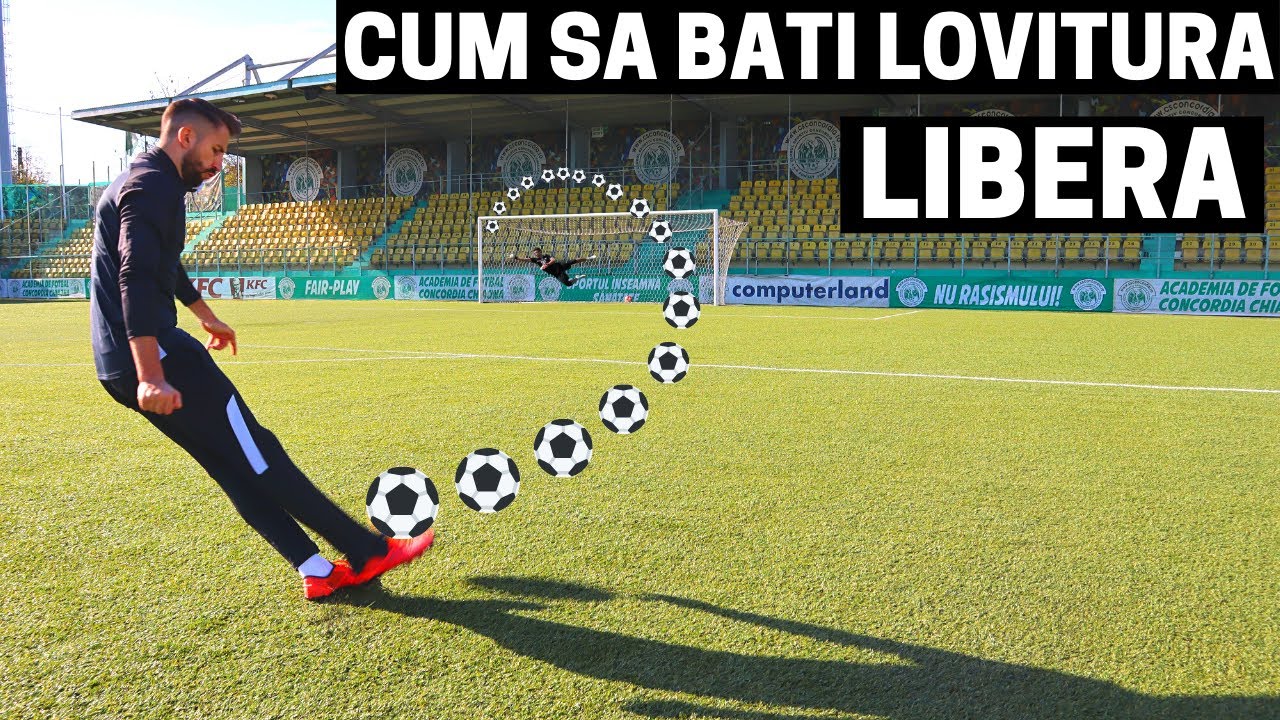 CUM SA TRAGI LA POARTA DIN LOVITURA LIBERA | CUM SA BATI LOVITURA LIBERA | IMPROVED FOOTBALL