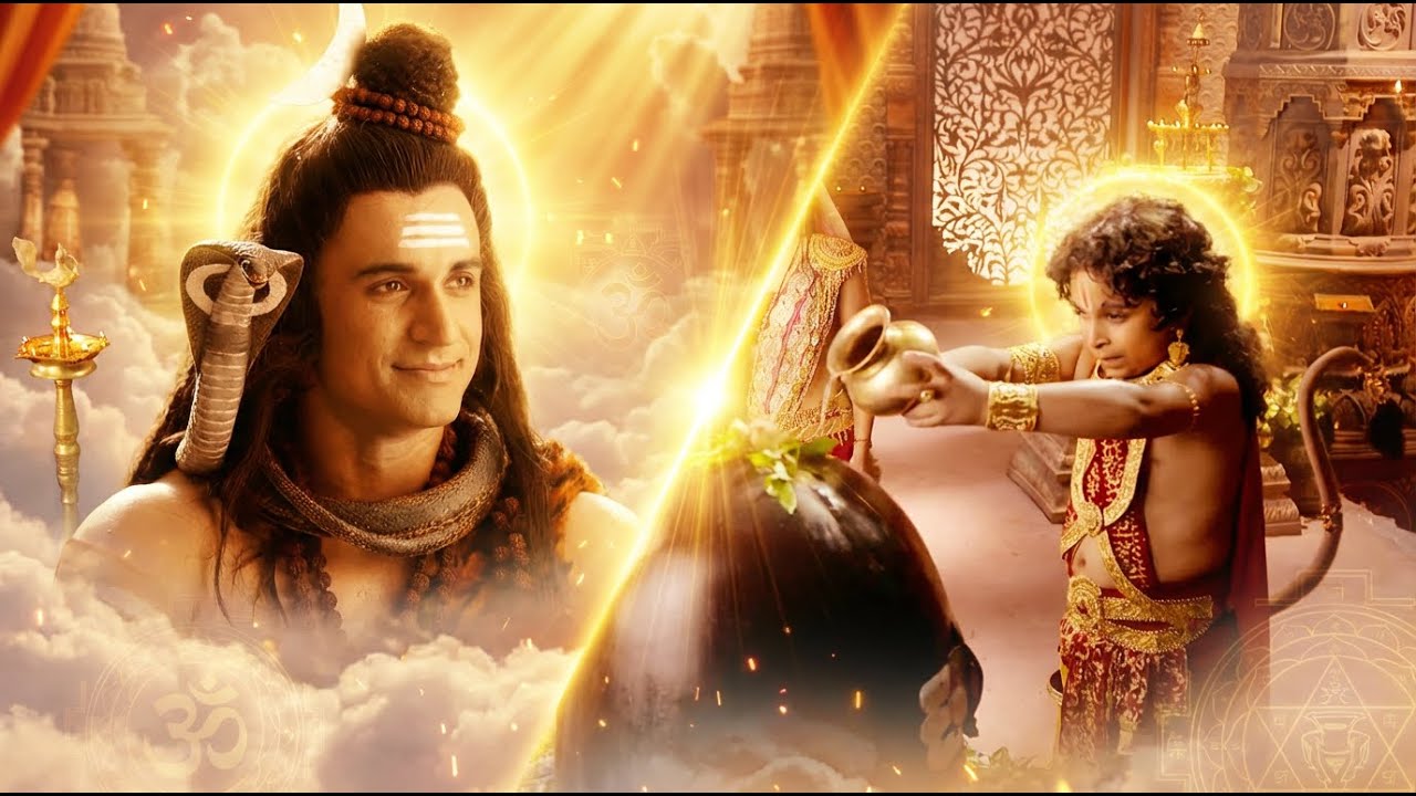 शिवलिंग पर रुक न सकी जलधारा, बाल हनुमान का चमत्कार | Sankatmochan Mahabali Hanuman | EP 27-28