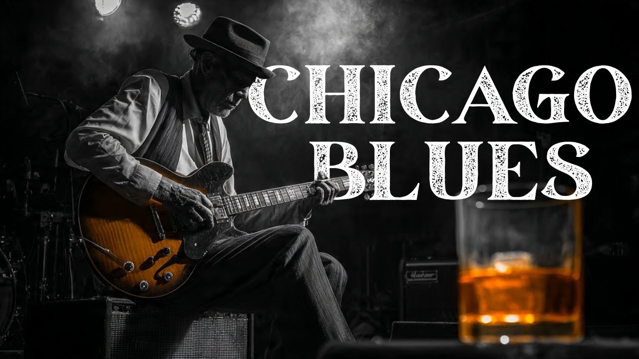 [NO ADS] Relaxing Chicago Blues – Midnight Soulful Guitar Sessions 🎶
