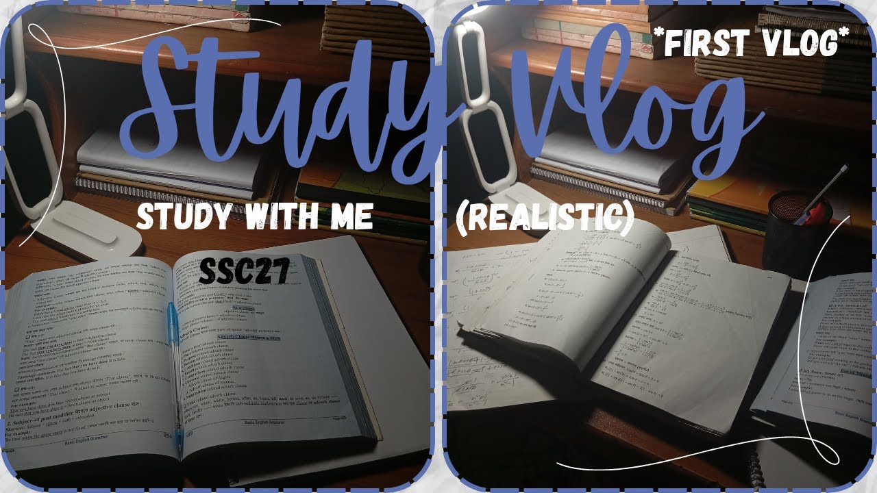 Study with me | *Realistic*|Chu's Diary