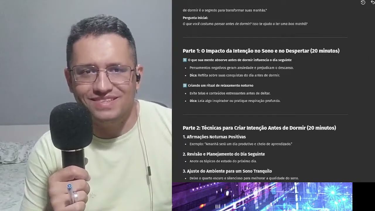 O SEGREDO para Acordar Motivado Todos os Dias! 🔥 | Como Criar Intenções Antes de Dormir