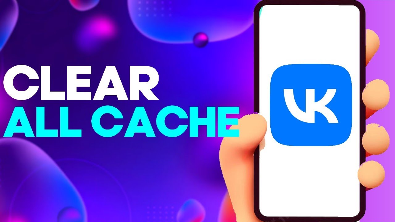 How to Clear All Cache on Vk on Android or iphone IOS
