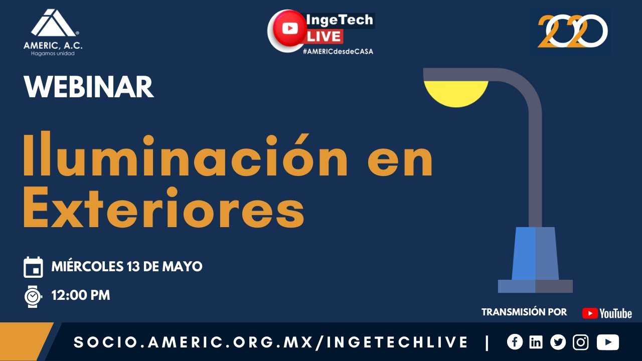 Webinar | Iluminación en Exteriores (TIPS)