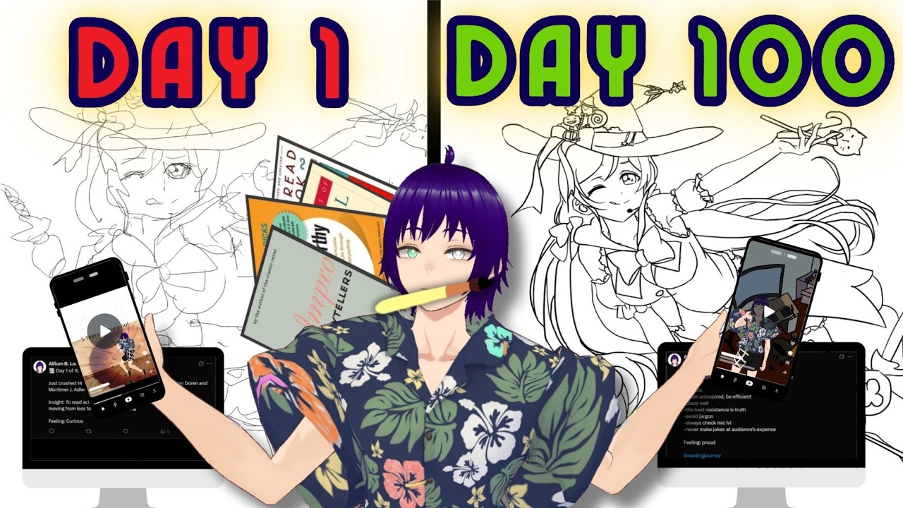 I Tried 4 100-Day Challenges at Once