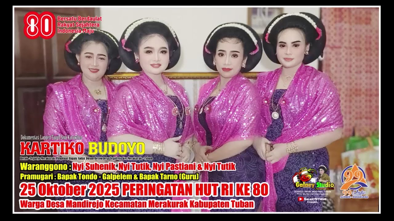 FULL TAYUB HUR RI KE 80 MANDIREJO MERAKURAK NYI SUHENIK,NYI TUTIK,PASTIANI & TUTIK KARTIKO BUDOYO