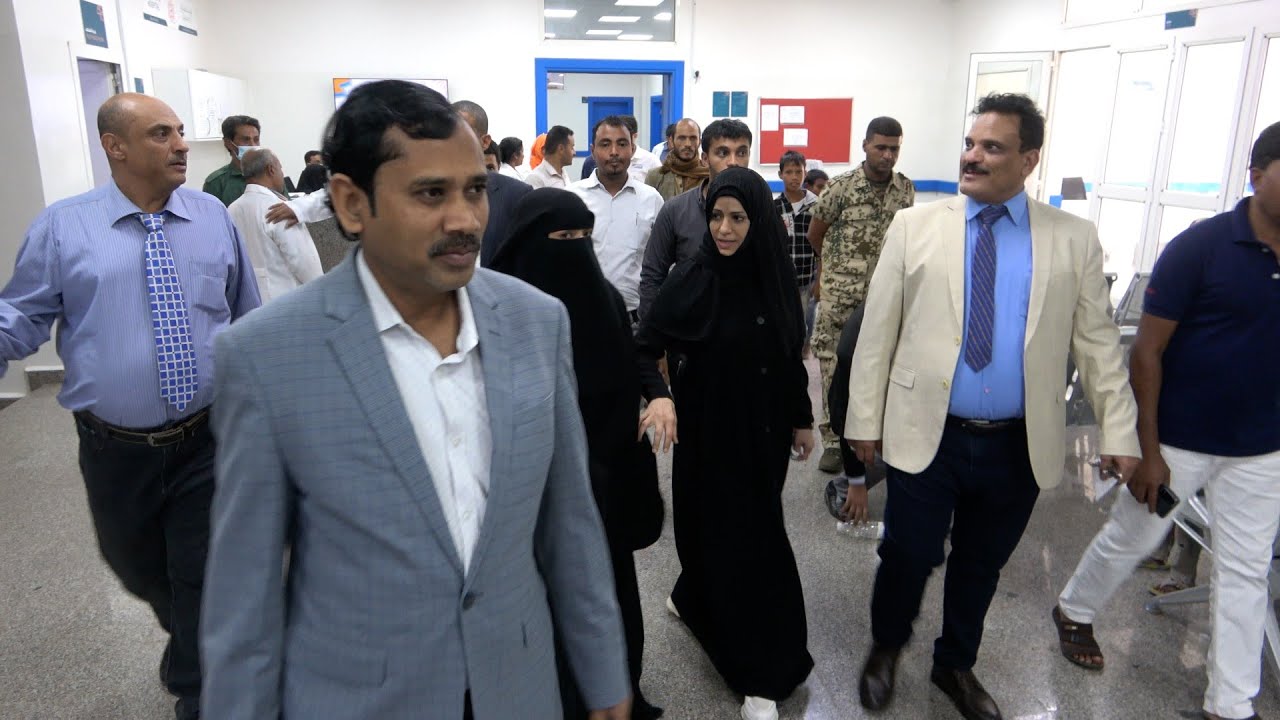 زيارة وكيل محافظة تعز لقطاع الصحة إلى المدينة الطبية في المخا