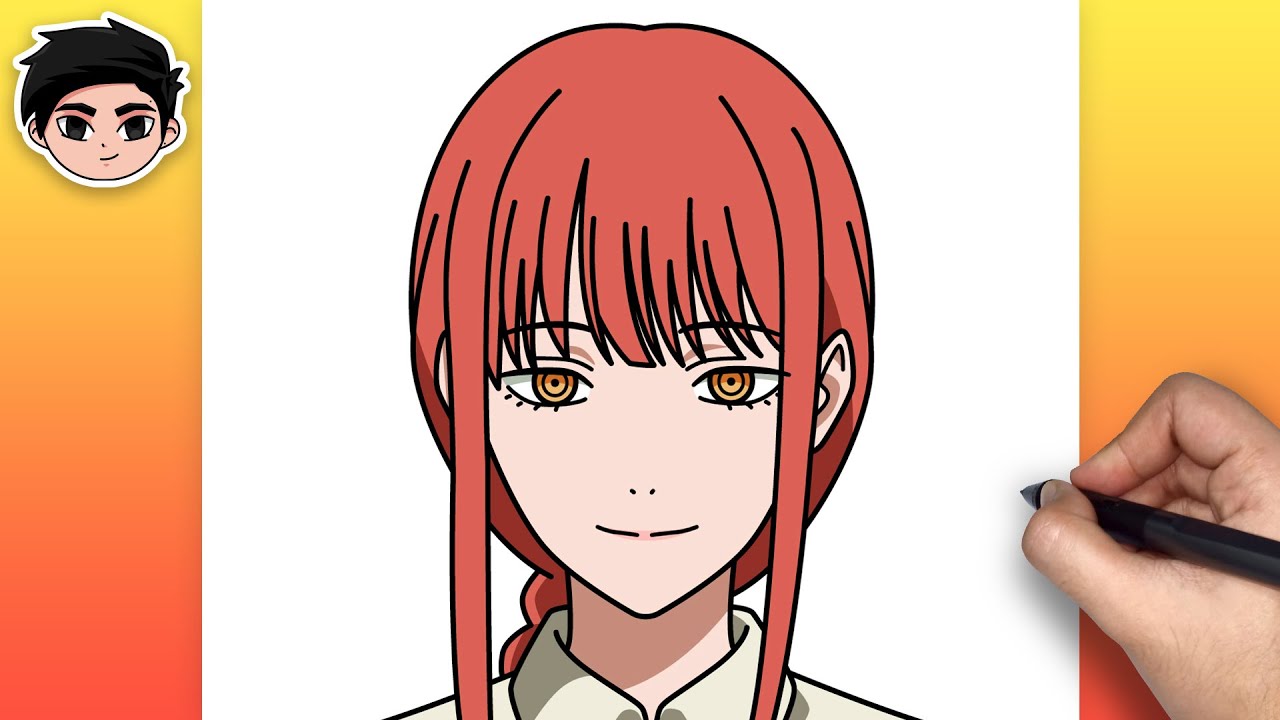 How To Draw MAKIMA | Chainsaw Man - Step By Step Easy For Beginners
