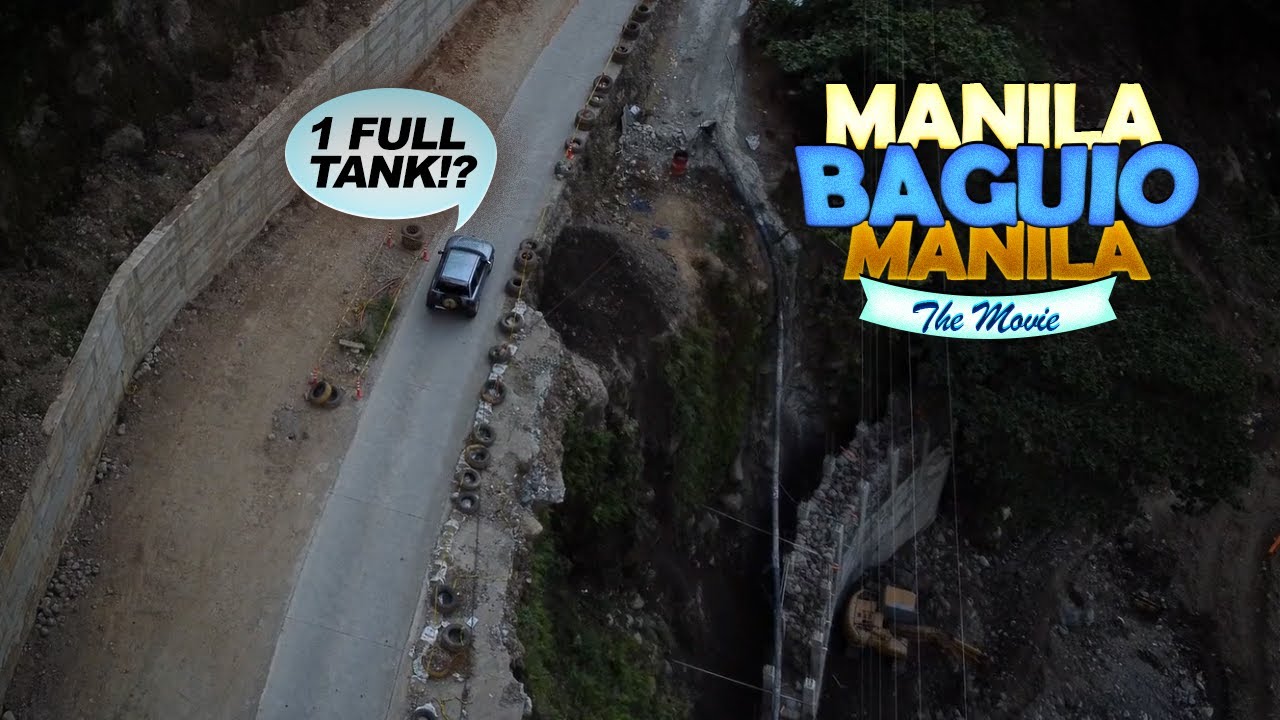 Round Trip Drive - Manila to Baguio to Manila on One Full Tank? | No Refuel Challenge