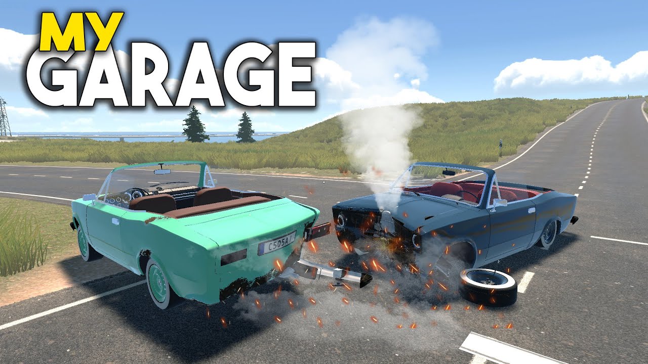 DOIS CARROS BATERAM no CRUZAMENTO PERTO DA GARAGE #9 T2! MY GARAGE