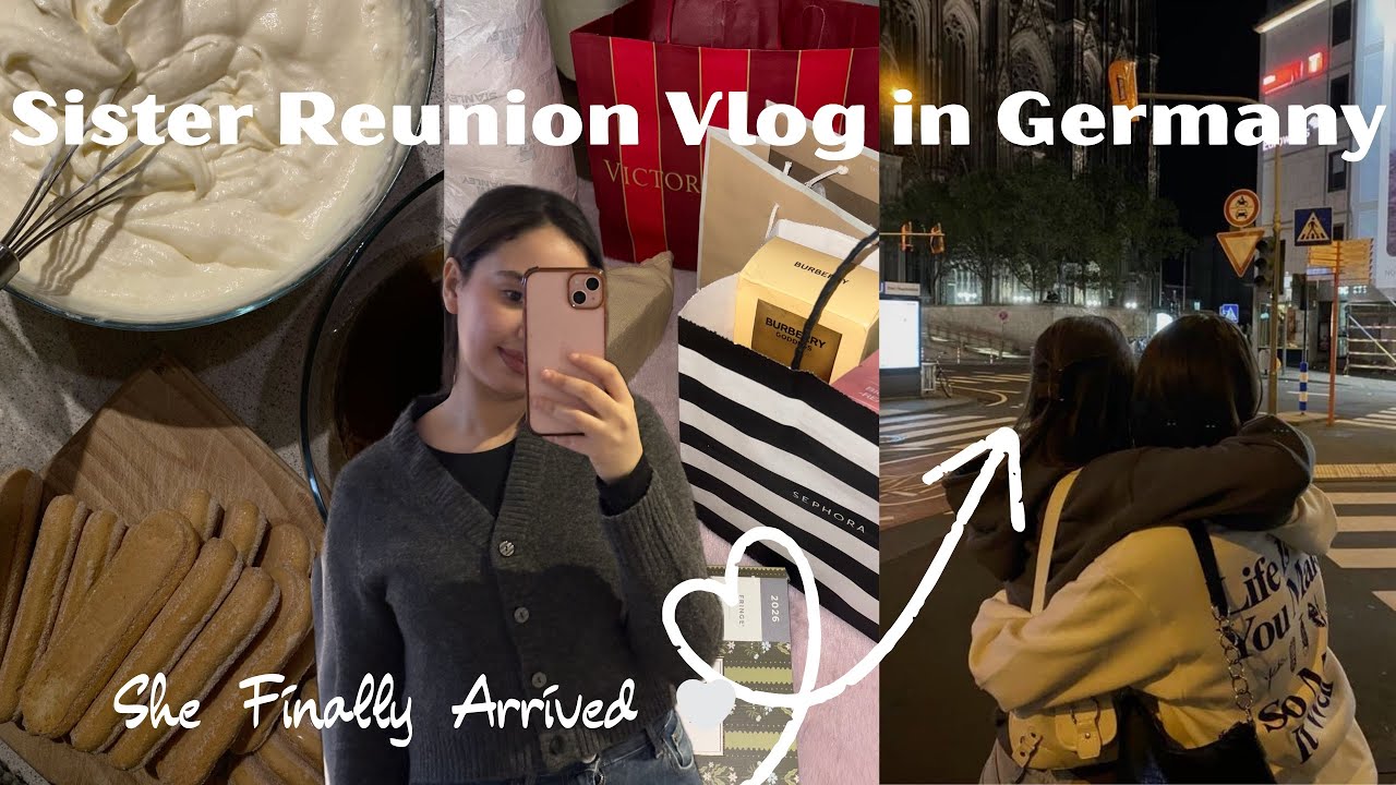 Khti wslat l’germany🤍✈️ | Airport pickup, welcome gift & family moments