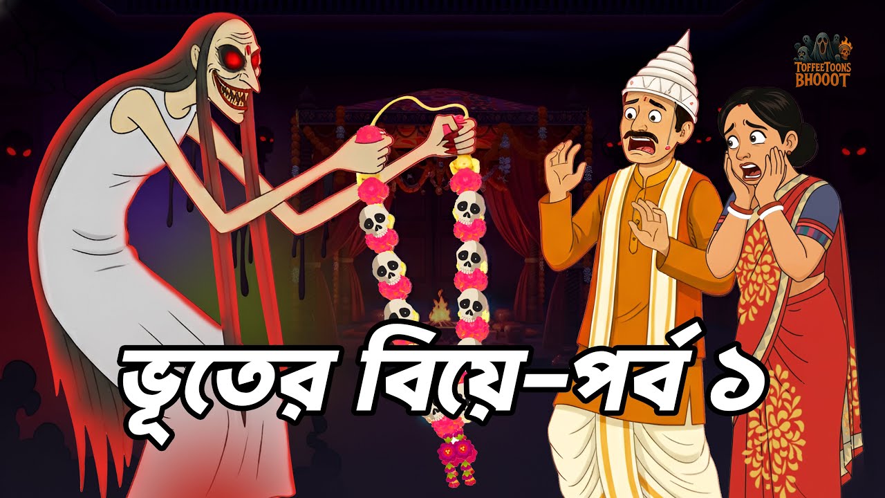 ভূতের বিয়ে পর্ব-১ | Bhooter Golpo | Bengali Horror Cartoon Story | ToffeeToons Bhooot