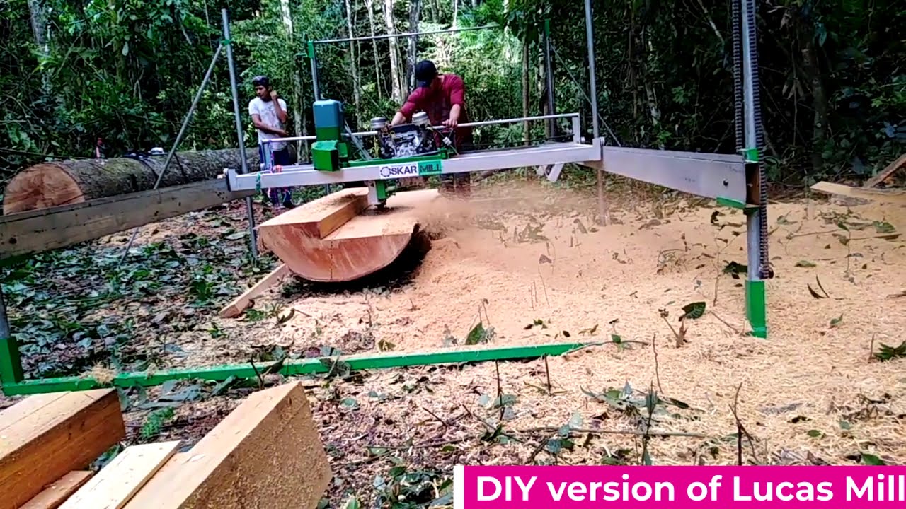 DIY Circular Blade Sawmill - Aserradero con hoja circular