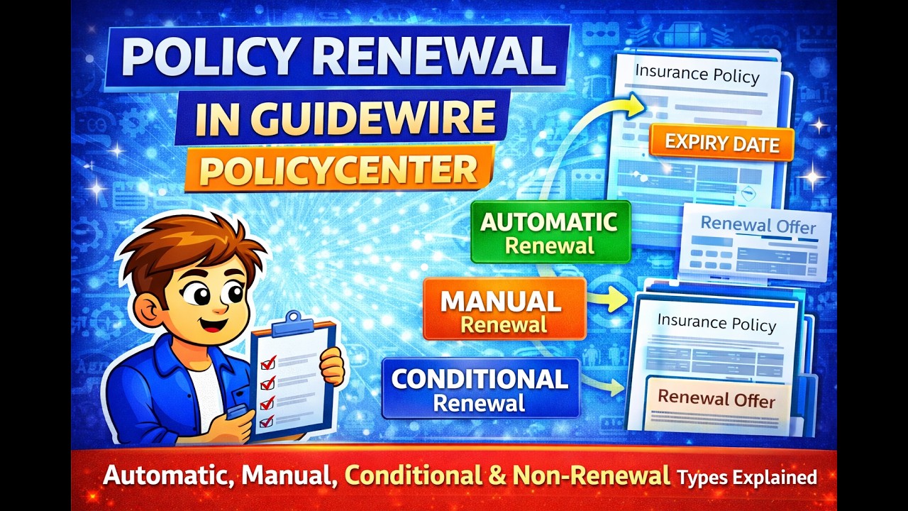 Продление полиса в Guidewire PolicyCenter | Автоматическое, ручное, условное продление и отказ в ...