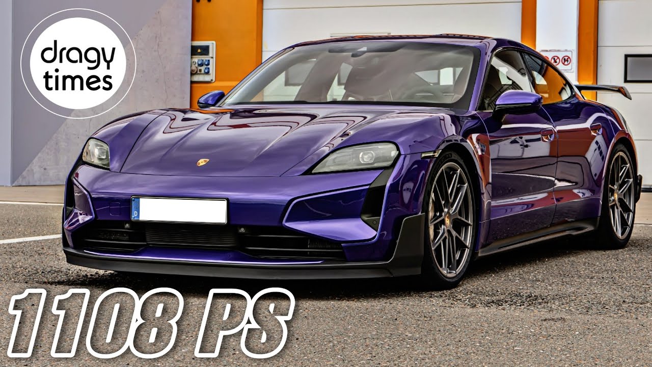 1108 PS Porsche Taycan Turbo GT Weissach Edition | 0-100-100-200-200-250 Km/h