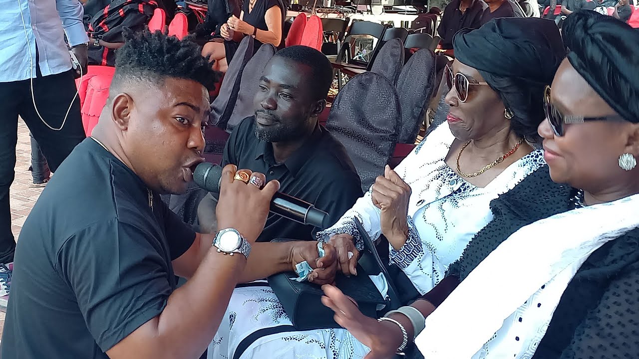 Adofo Junior Surprises Nana Konadu Agyeman Rawlings At Kojo Antwi Fathers 40 Days #ghanaliveband