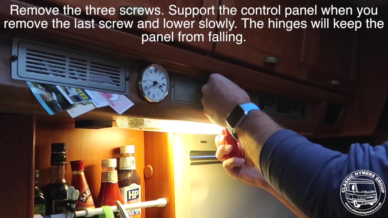Hymer Control Panel Removal, 1993 Hymer s660