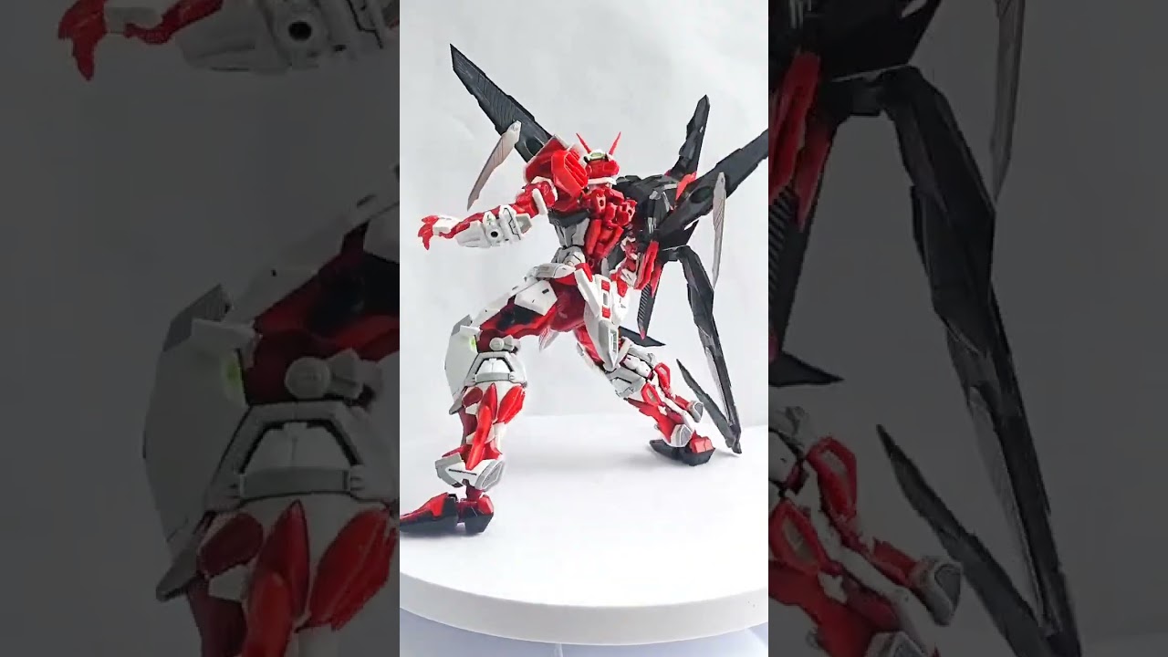 MG Gundam Astray Red Frame + 3rd party No Name Rifle #gunplabuilder #gunplacustom #gunpla  #gundam