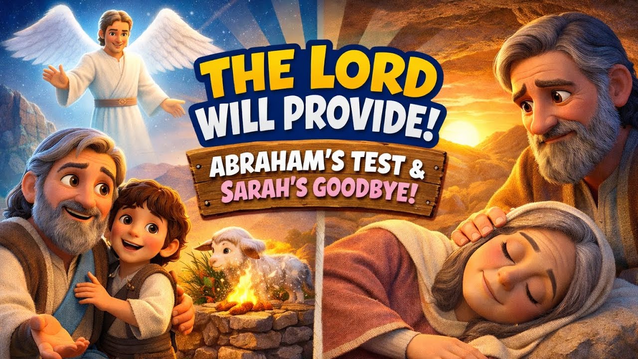 God Provides! | Abraham’s Greatest Test & Sarah’s Goodbye 💛Christian song for kids 