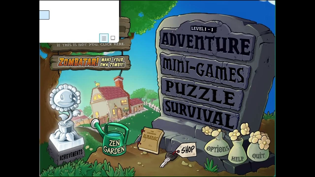 Portal Combat in Plants vs Zombies, but with 1 Seed Slot