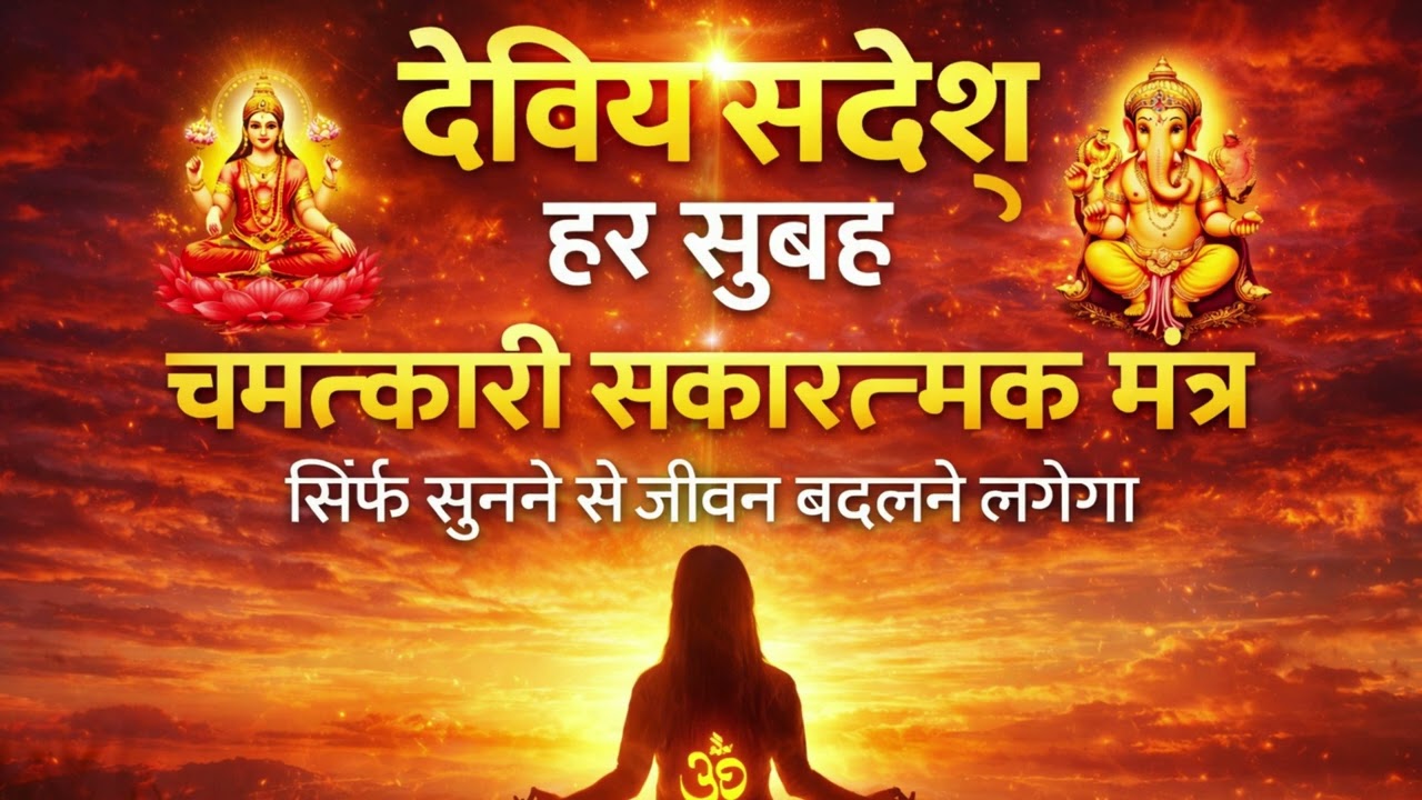 🔱 भगवान का संकेत | ये सकारात्मक मंत्र आपकी किस्मत बदल सकता है 🌼🌺 दैवीय संदेश || Must Listen