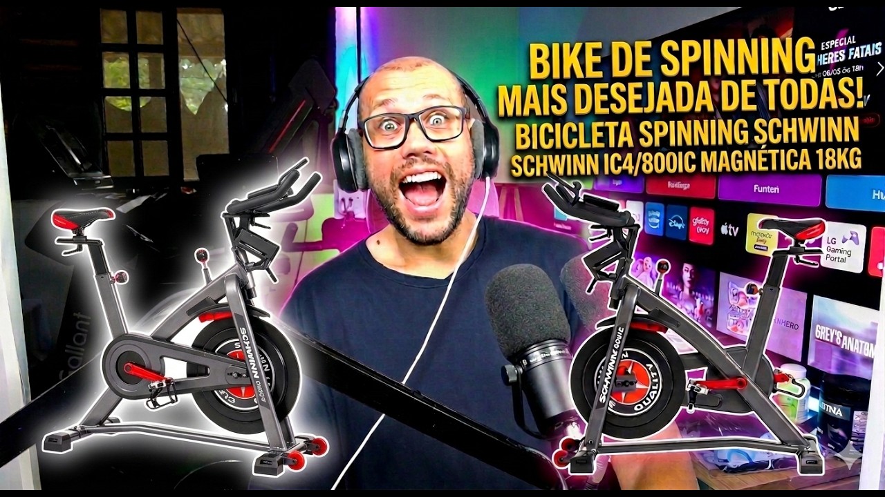 Adeus Academia! A Bicicleta de Spinning Schwinn 800IC é a bike mais estável que já testei.